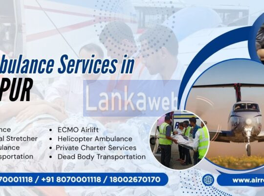 Air Ambulance Services In Dimapur urgent times